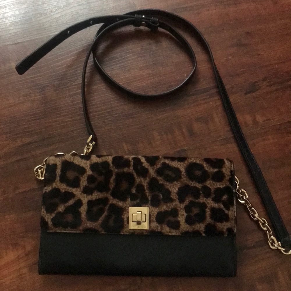 Michael Kors leopard crossbody bag
